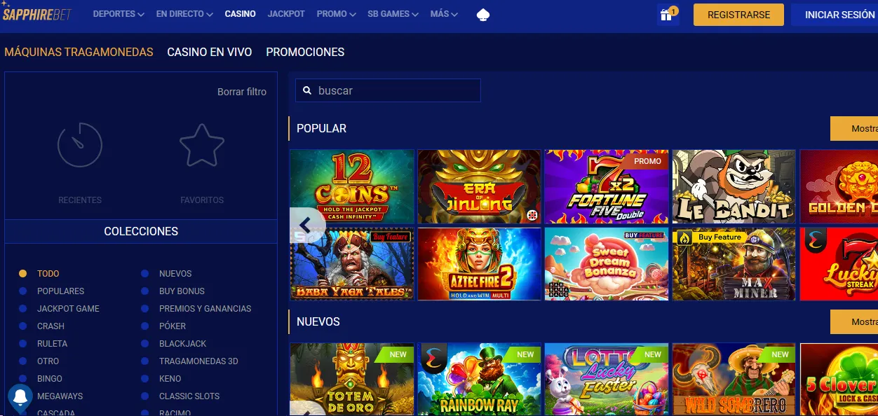 Sapphirebet casino en México