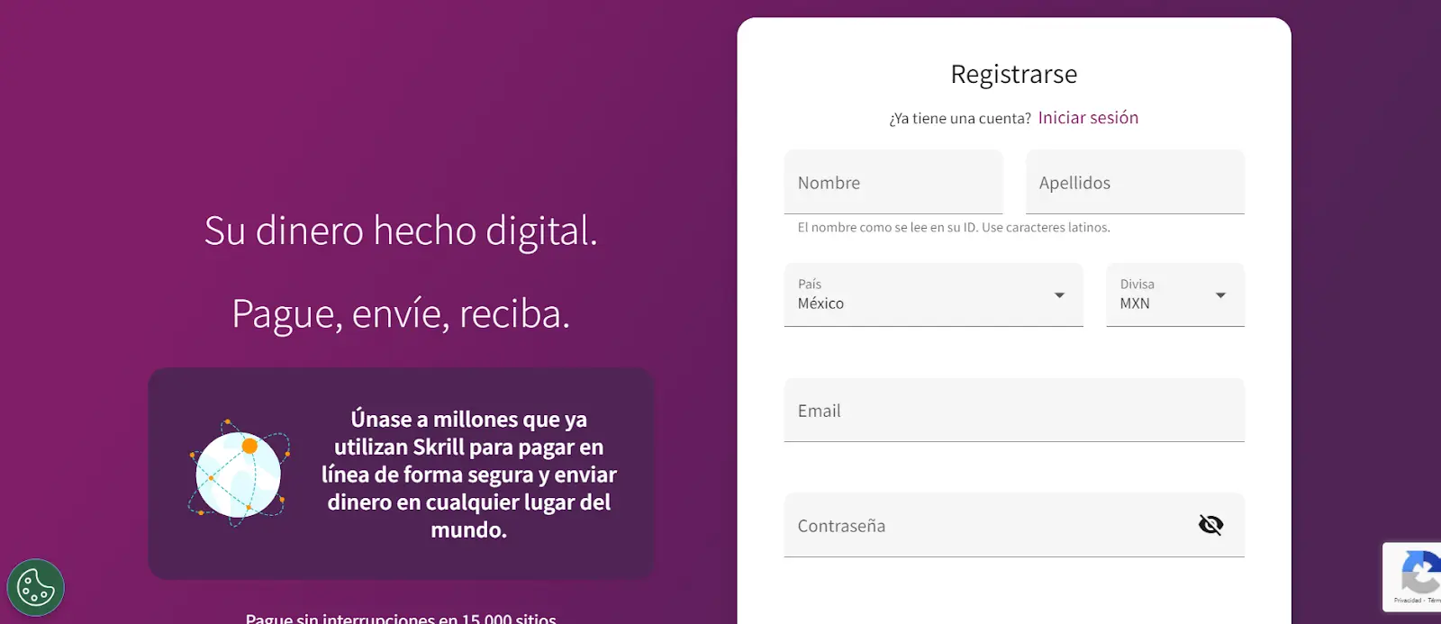 registro cuenta