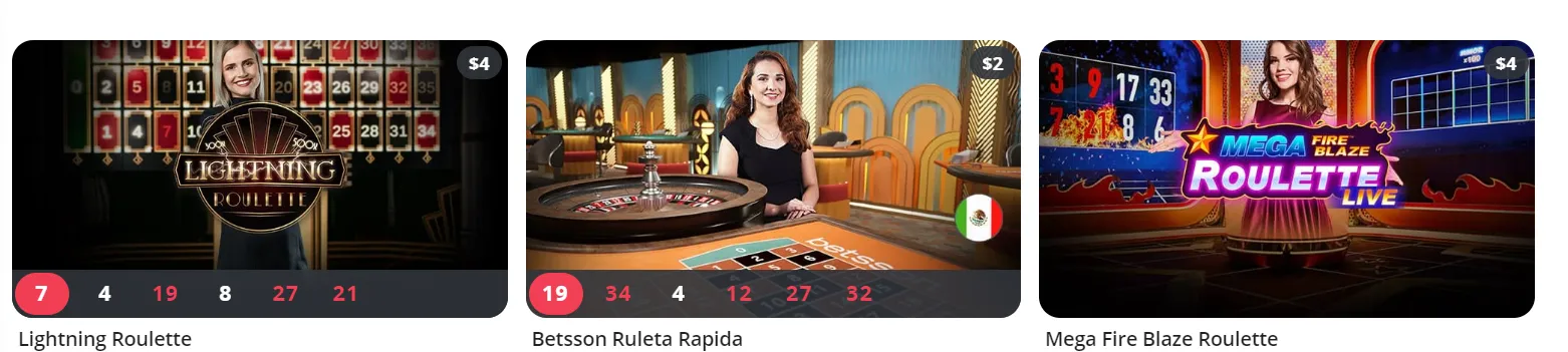 ruleta en vivo