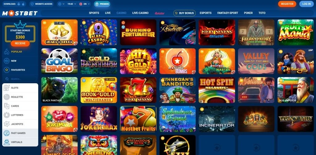 MostBet Casino