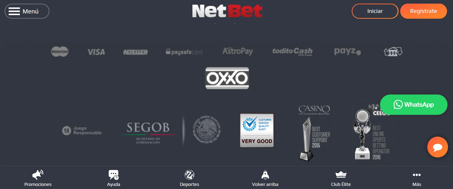 casinos visa netbet