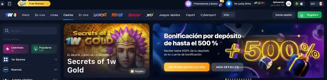 1Win casino México