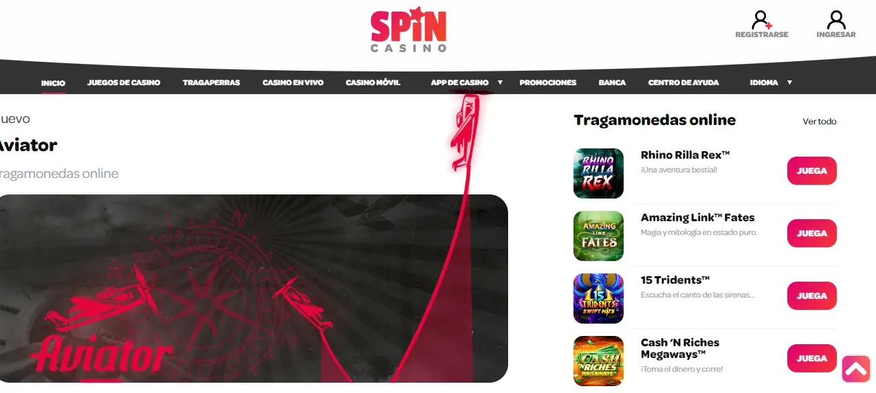 Spin casino online