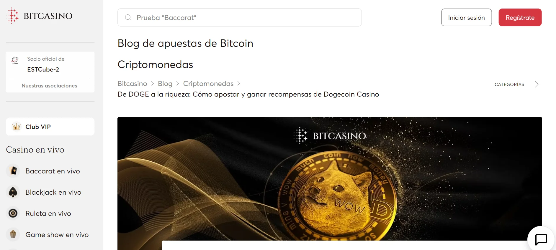 Dogecoin casinos online bitcasino