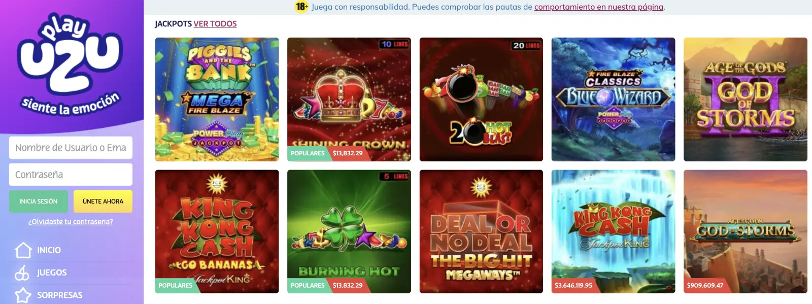 PlayUZU juegos