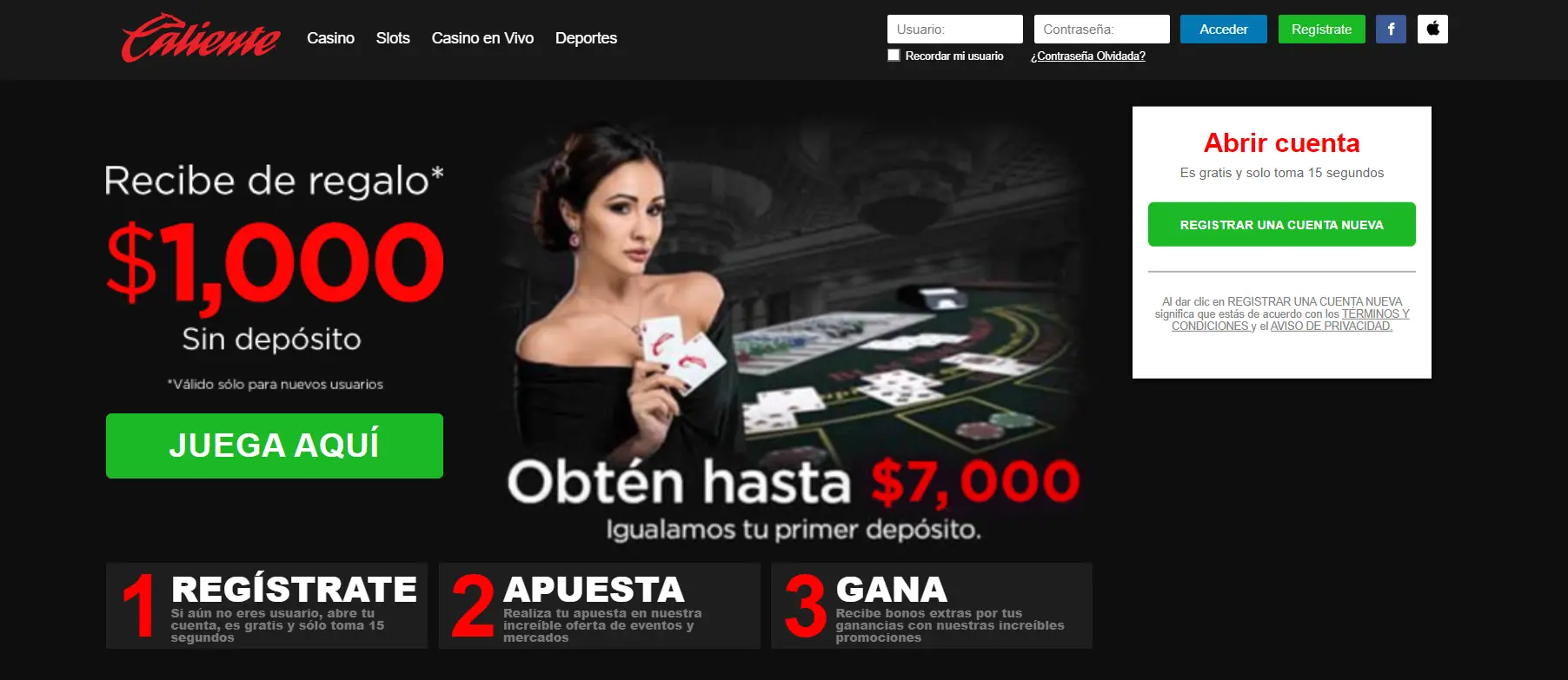 Caliente casino