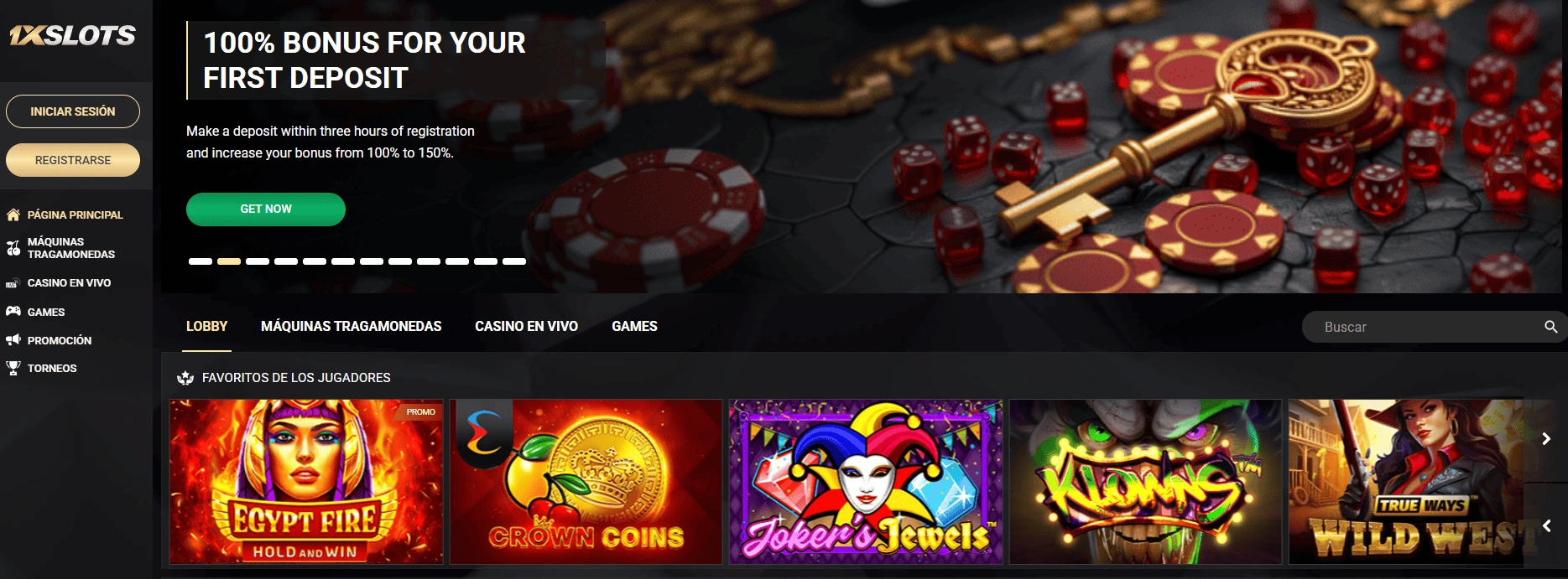 Atención al cliente de 1xslots casino